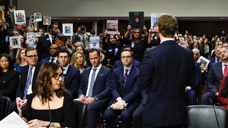 Meta's CEO Mark Zuckerberg
Pic: Reuters