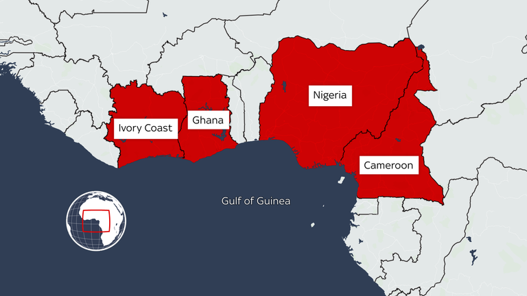 Around three-quarters of the world's cocoa is produced in four west African countries