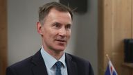 Jeremy Hunt says firm action is needed to stop Houthis 'pirate' behaviour