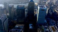 London's banking sector skyline