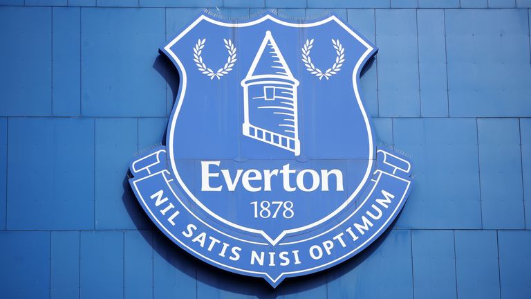 File photo dated 24/03/24 of the Everton club badge. Everton have been given an immediate two-point deduction for a breach of the Premier League’s profitability and sustainability rules for the period ending season 2022-23, the league has announced. Issue date: Monday April 8, 2024.