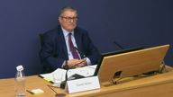 David Miller gives evidence to the inquiry