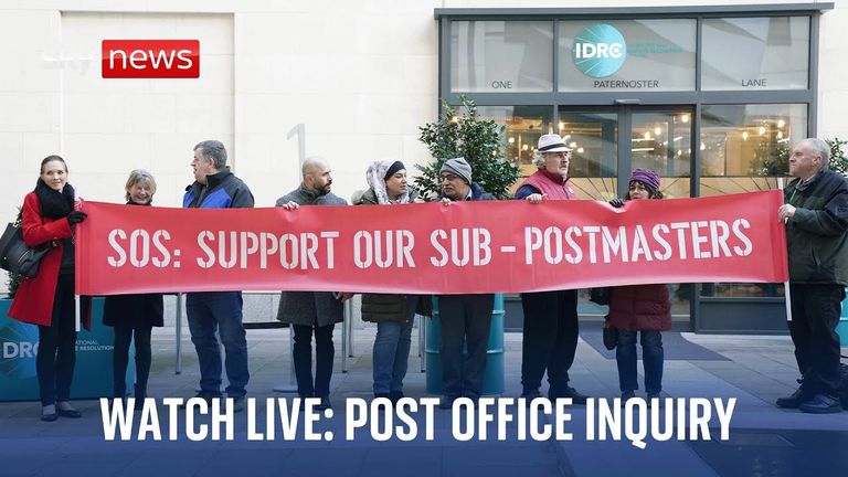 Principle witness today:

🔴 David Miller - the director of the Post Office (2001-2006), and spent part of that time as managing director, from 10 am
🔴 David Mills - former Post Office CEO (2003-2006), from 2 pm