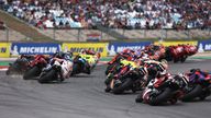 MotoGP - Portuguese Grand Prix - Algarve International Circuit, Portimao, Portugal - March 24, 2024 General view at the start of the race REUTERS/Rodrigo Antunes