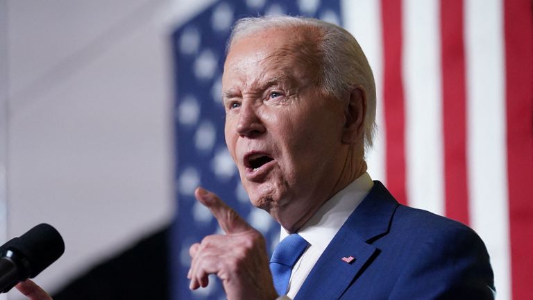 Joe Biden. Pic: Reuters