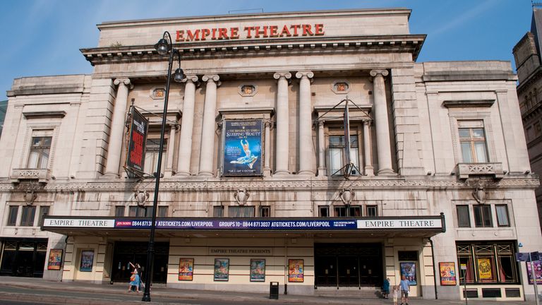 Empire Theatre, Liverpool. Pic: iStock