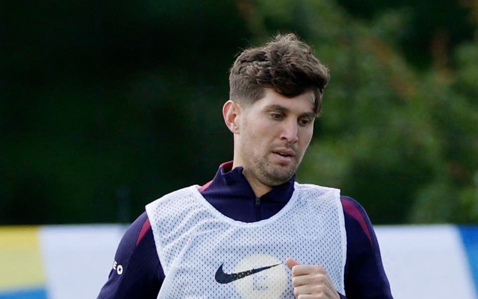 Stones makes England training return in major boost for Euro 2024 opener