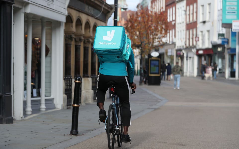 Deliveroo shares rise on reported takeover interest from US rival