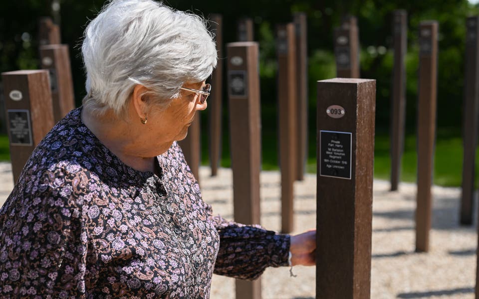 Tribute to First World War soldiers executed by British refurbished after flood