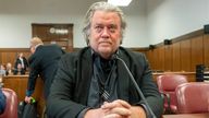 Steve Bannon he will fight a judge's ruling. Pic: AP