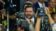 JD Vance at the Republican National Convention. Pic: AP