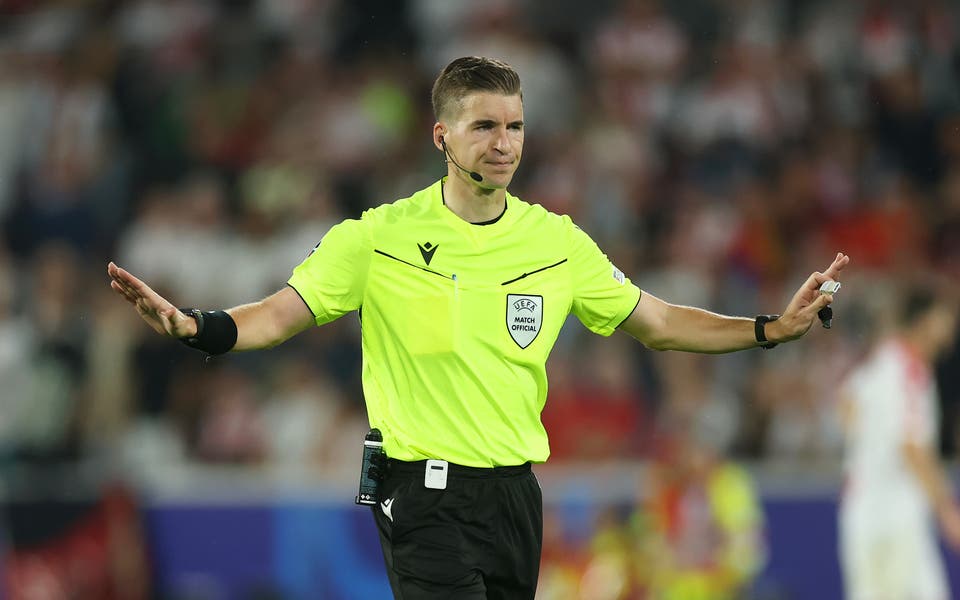 Referee for Spain vs England Euro 2024 final showdown revealed