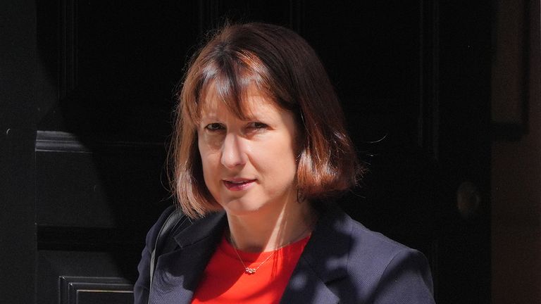 Rachel Reeves leaves 11 Downing Street. Pic: PA