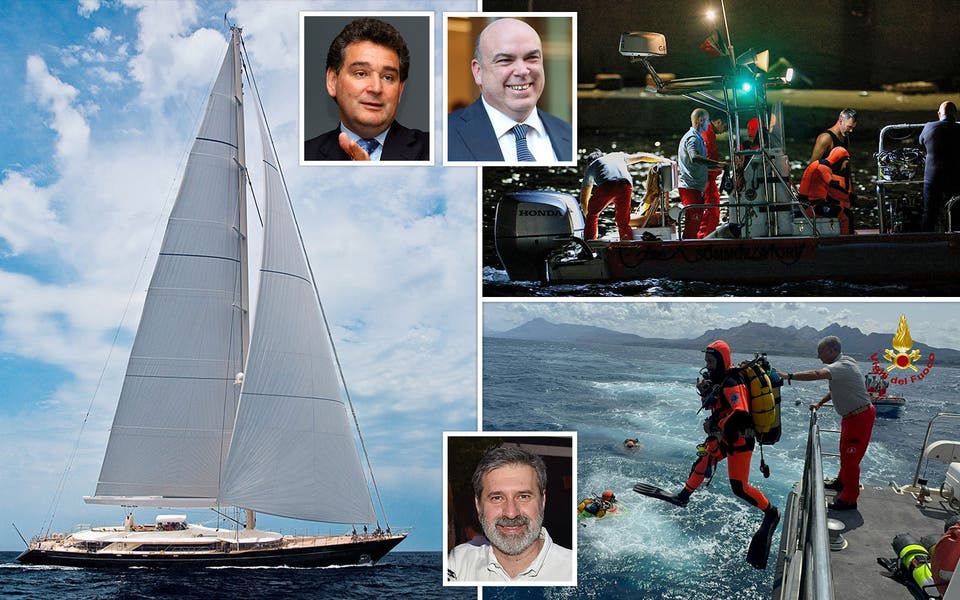 Morgan Stanley Bank boss among missing as search for yacht survivors resumes - live