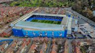 Pic: PA
A general view of Goodison Park, home of Everton Football Club. Everton’s 10-point deduction for breaching profitability and sustainability rules has been reduced to six following an appeal, the Premier League has announced. Picture date: Monday February 26, 2024.