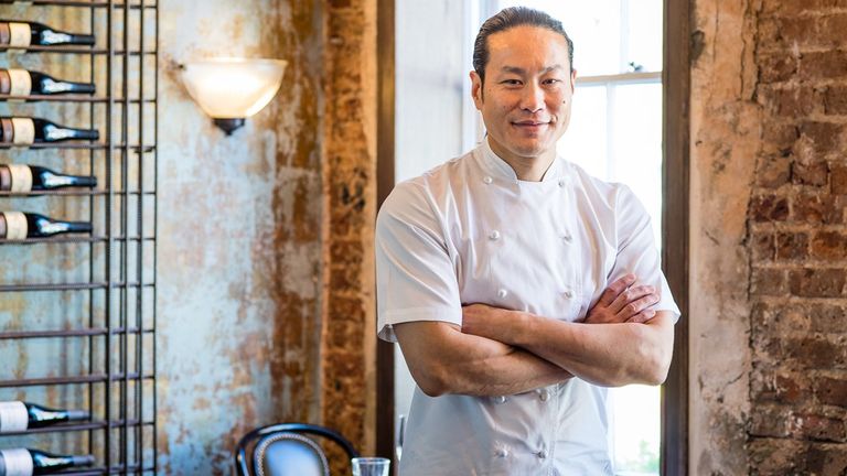 Jun Tanaka, head chef of the Michelin-starred The Ninth in Fitzrovia, central London