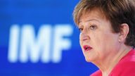 IMF Managing Director Kristalina Georgieva holds a press briefing on the Global Policy Agenda to open the IMF and World Bank's 2024 annual Spring Meetings in Washington, U.S., April 18, 2024. REUTERS/Kevin Lamarque