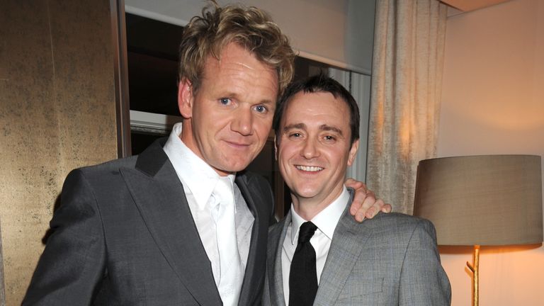 Gordon Ramsay and Jason Atherton in 2008. Pic: Richard Young/Shutterstock
