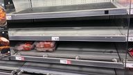 Shoppers have been complaining about empty shelves at Morrisons. Pic: @feistyscot23