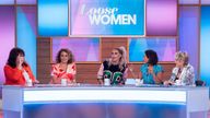 Coleen Nolan, Nadia Sawalha, Katie Price, Saira Khan and Gloria Hunniford.
Pic:Ken McKay/ITV/Shutterstock