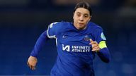 Soccer Football - Women's Champions League - Group D - Chelsea v BK Hacken - Stamford Bridge, London, Britain - December 14, 2023 Chelsea's Sam Kerr in action Action Images via Reuters/John Sibley