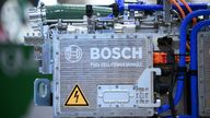 Part of a fuel cell by Bosch. Pic: Reuters 