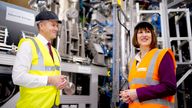 Chancellor of the Exchequer Rachel Reeves during a visit to Tokamak Energy in Milton, Abingdon.
Pic: PA