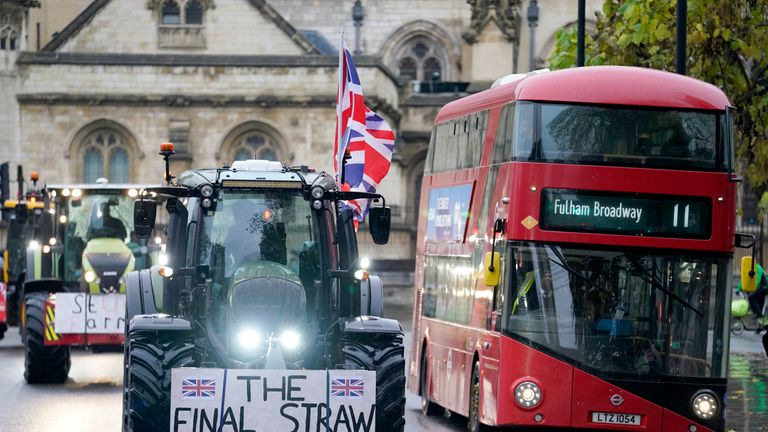 Over 300 tractors will descend on Westminster this week as farmers from across the UK ramp up protests against government policies they see as harmful to British agriculture.

Tractors from areas like Exmoor, Somerset, Shropshire, Kent, and Lincolnshire will arrive in central London on Wednesday, December 11, for a demonstration organized by Save British Farming (SBF) and Kent Fairness for Farmers.