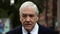 Conrad Black arrives for the late former Canadian Prime Minister John Turner's state funeral at St. Michael's Cathedral Basilica in Toronto, Ontario, Canada October 6, 2020. REUTERS/Carlos Osorio