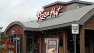 Pizza Hut Restaurant near Cosham in Portsmouth on the day Pizza Hut has revealed plans to shut 29 of its 244 UK restaurants, in a restructuring move that will put about 450 jobs at risk.
