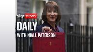 IMAGE: Chancellor of the Exchequer Rachel Reeves leaves 11 Downing Street, London, with her ministerial red box before delivering her Budget in the Houses of Parliament. Picture date: Wednesday October 30, 2024. Read less Picture by: Jordan Pettitt/PA Wire/PA Images 