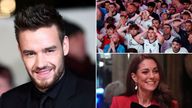 Liam Payne, Euros 2024 final and the Princess of Wales. Pics: Reuters/Aaron Chown/PA 