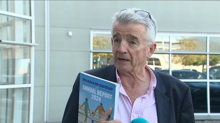 Ryanair boss Michael O'Leary prepared to introduce limit on alcoholic drinks on flights