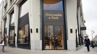 The new Abercrombie & Fitch store on London's Oxford St