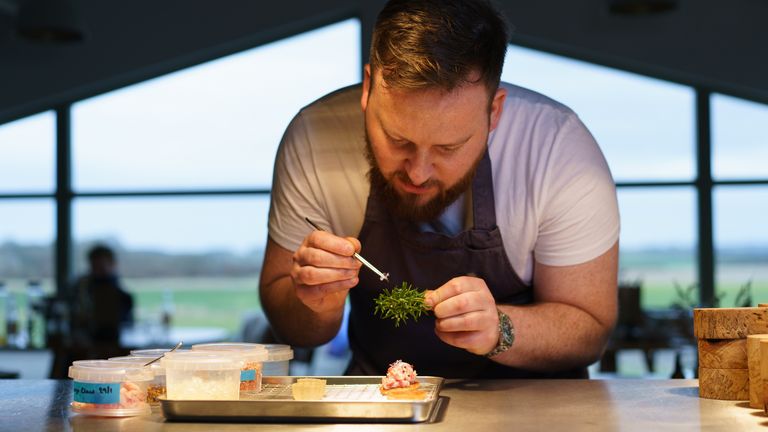 Chef Cal Byerley. Pic: Joe Taylor Photographer