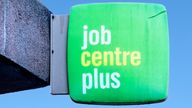 Jobcentre plus sign. Pic: iStock