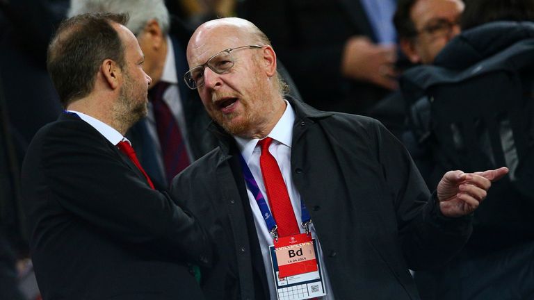 Manchester United co-owner Avram Glazer.
Pic: AP/Craig Mercer/CSM