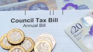 Council tax bill in the UK. Pic: iStock